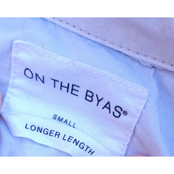 On the BYAS Shirt Men’s Long 100% Cotton Button Down Long Sleeve Size Small - Picture 4 of 5